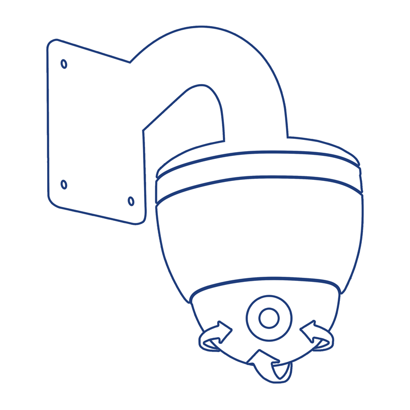 Weatherproof IP ratings security camera